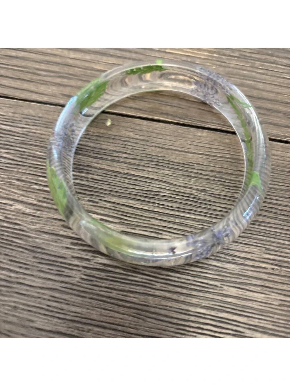 Beautiful Floral Translucent Bangles Served 3